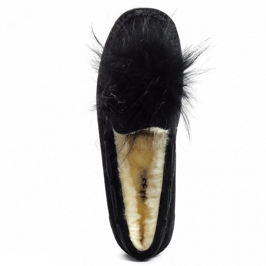 Женские UGG Dakota Pom Pom Black