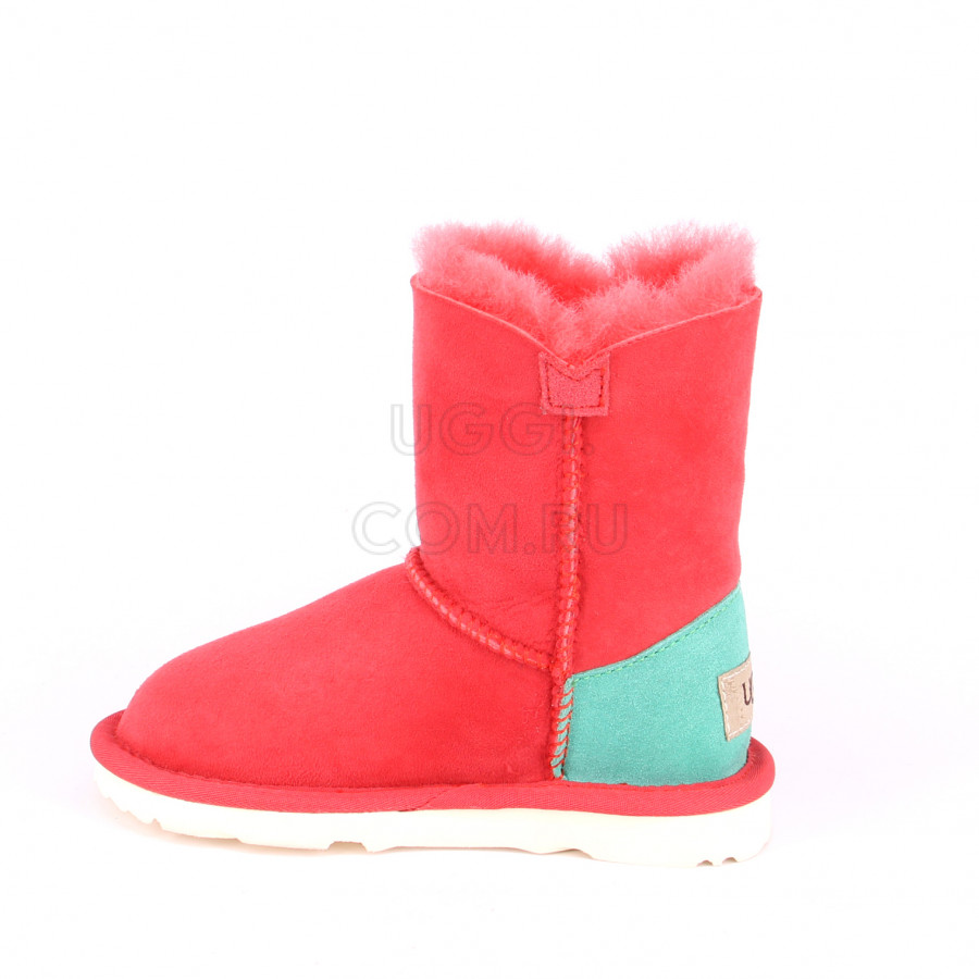 Детские UGG Kids Bailey Button Red/Green