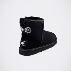 UGG Mini Crystal Bow Black