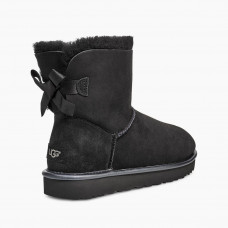 UGG Mini Bailey Bow II Metallic Black