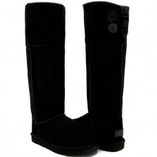UGG Over The Knee Bailey Button II Black