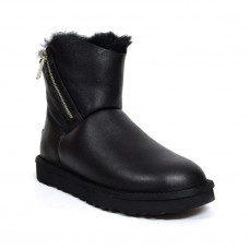 UGG Classic Mini Oblique Zip Black
