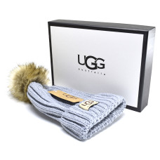 UGG Knit Pom II Hat Grey