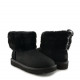 Женские UGG Classic Mini Fluff Quilted Boot Black