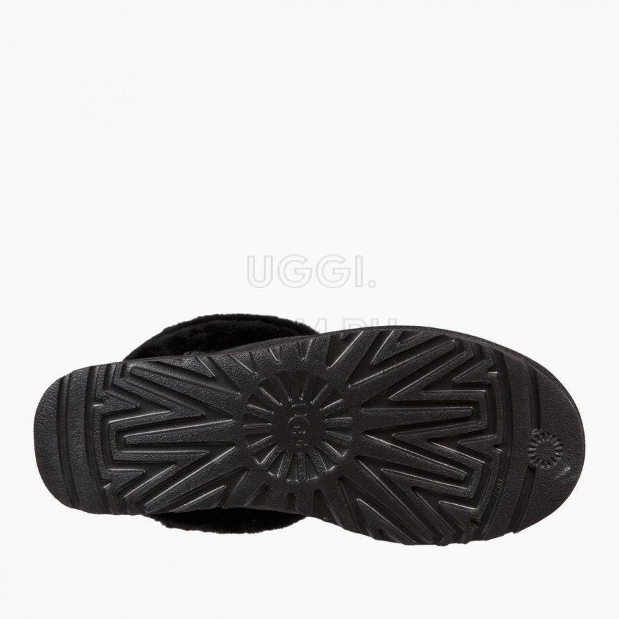Женские UGG Classic Mini Fluff Quilted Boot Black