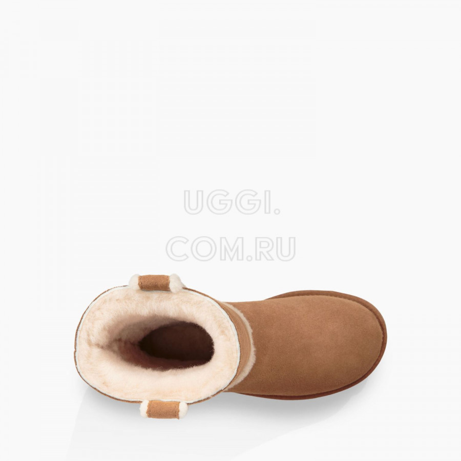 Женские UGG Classic Short Spill Seam Boot Chestnut