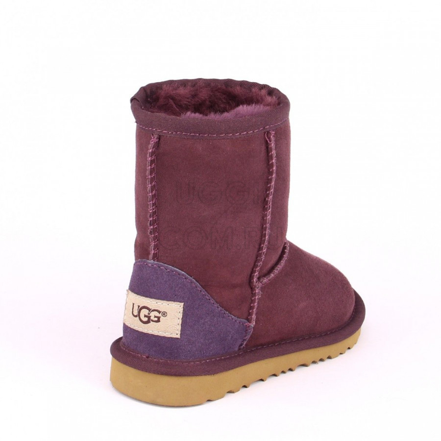 Детские UGG Kids Classic Short Burgundy