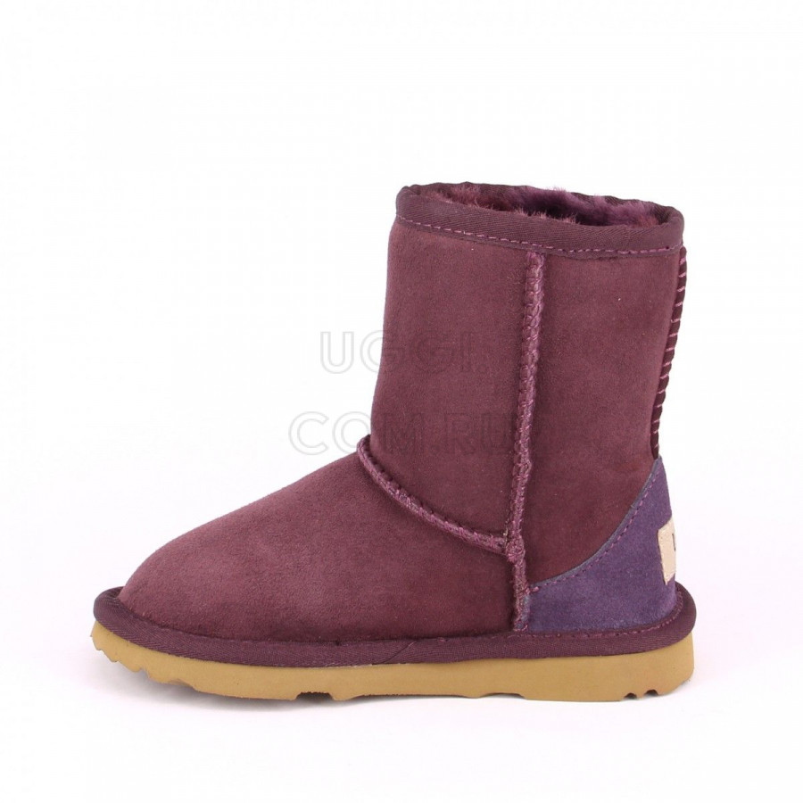 Детские UGG Kids Classic Short Burgundy