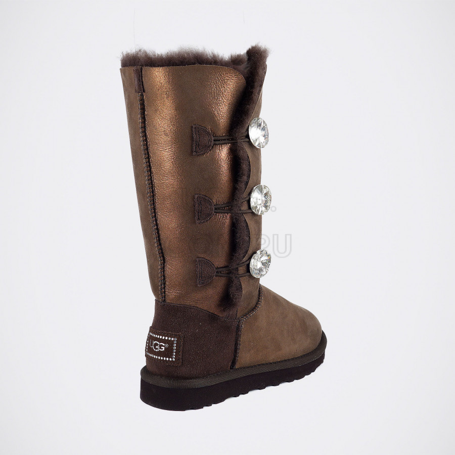 Женские UGG Bailey Bling Triplet Glitter Chocolate