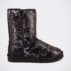 UGG Classic Short Sparkles Camo Black-Silver