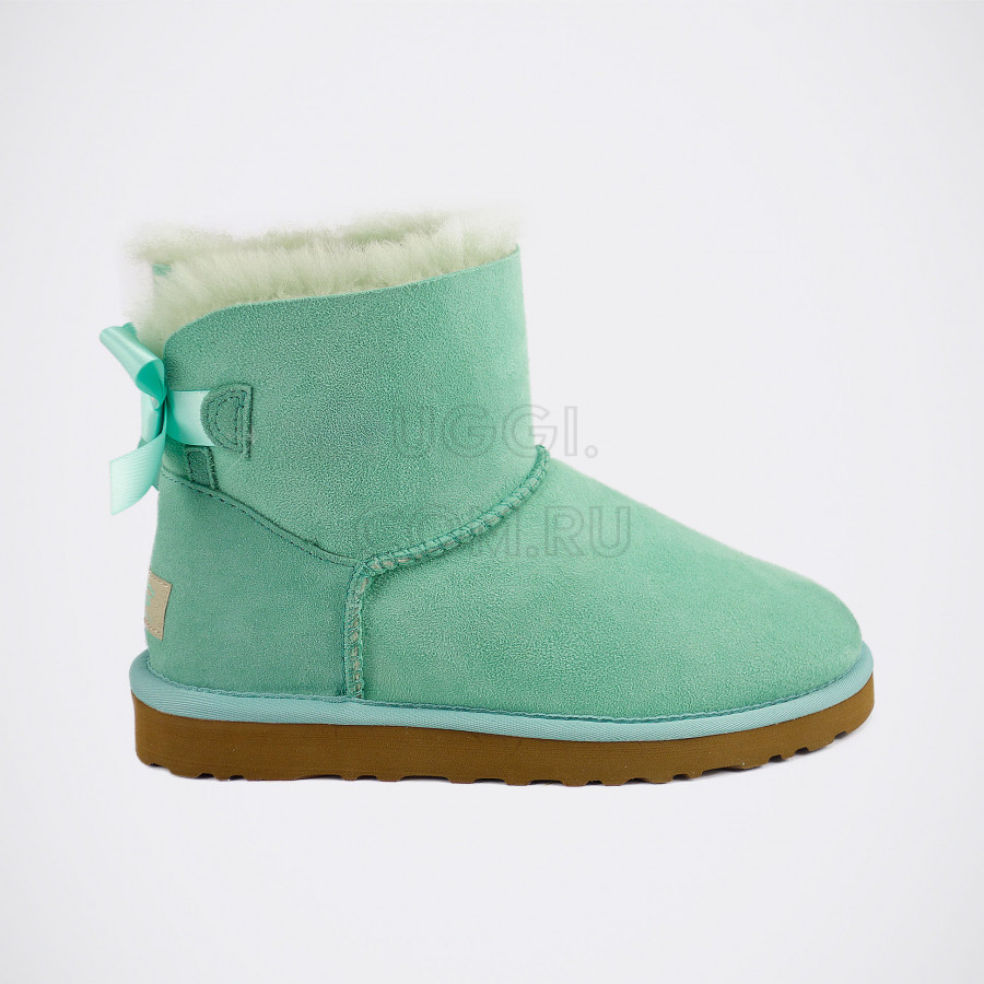 Женские UGG Mini Bailey Bow Aqua