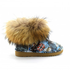 UGG Jimmy Choo Mini Travel Fox Blue