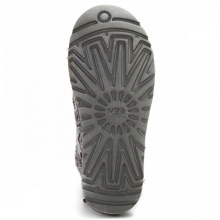 Женские UGG Classic Short Zip Grey