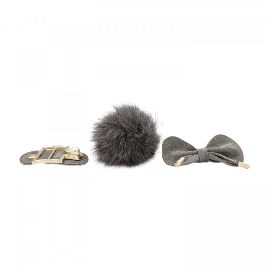 Женские UGG Dakota New Pom Grey