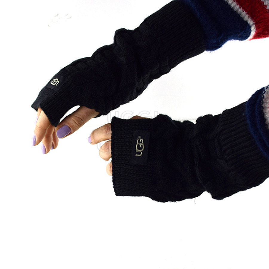 Перчатки UGG Wool Gloves Black