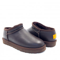 UGG Tasman Slipper Leather Chocolate