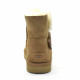 Женские UGG Mini Bailey Graphic Logo Suede Chestnut