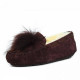 Женские UGG Dakota Pom Pom Chocolate