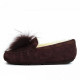 Женские UGG Dakota Pom Pom Chocolate