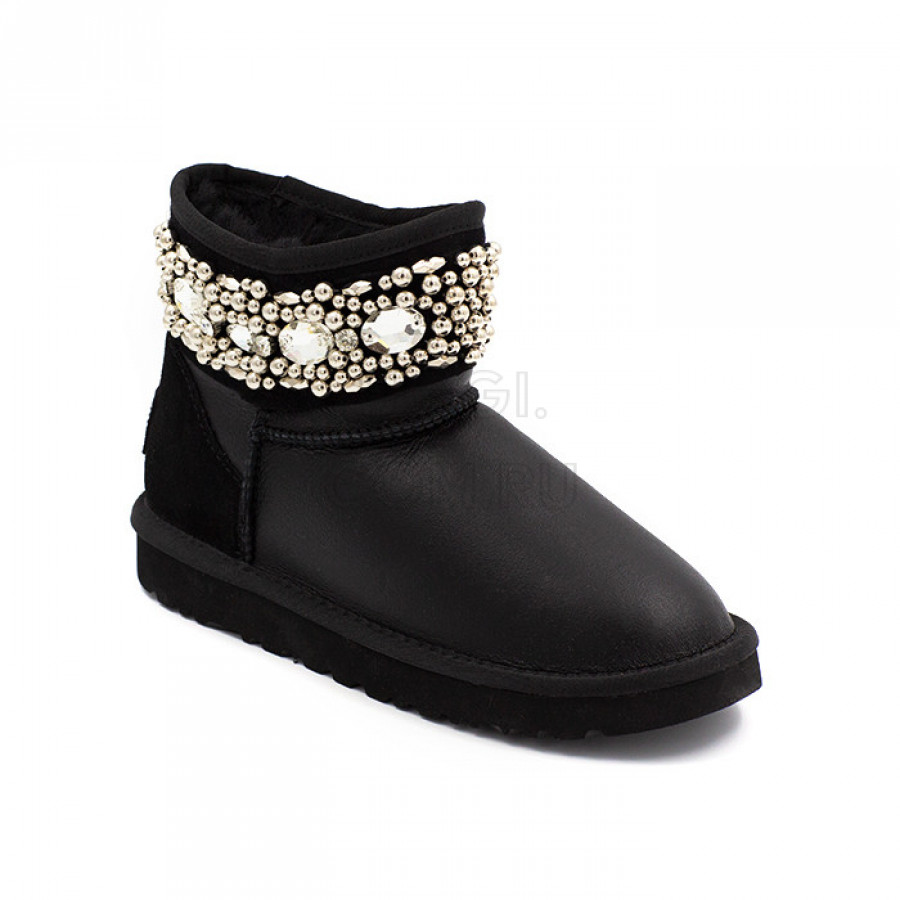Женские UGG Jimmy Choo Crystals Metallic Black