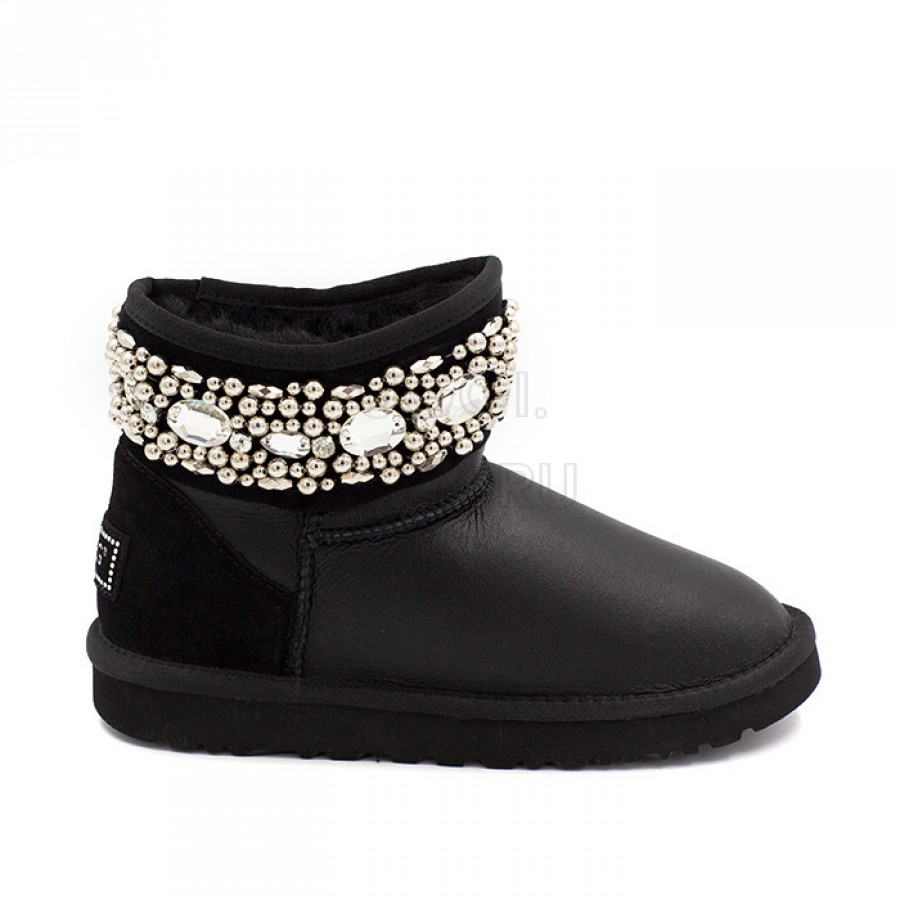 Женские UGG Jimmy Choo Crystals Metallic Black