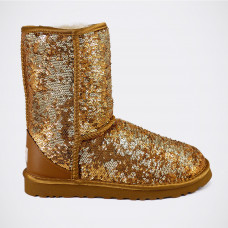 UGG Classic Short Sparkles Camo Brown