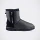 Женские UGG Classic Mini Double Zip Metallic Black