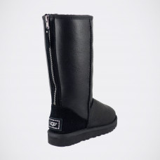 UGG Classic Tall Zip Metallic Black