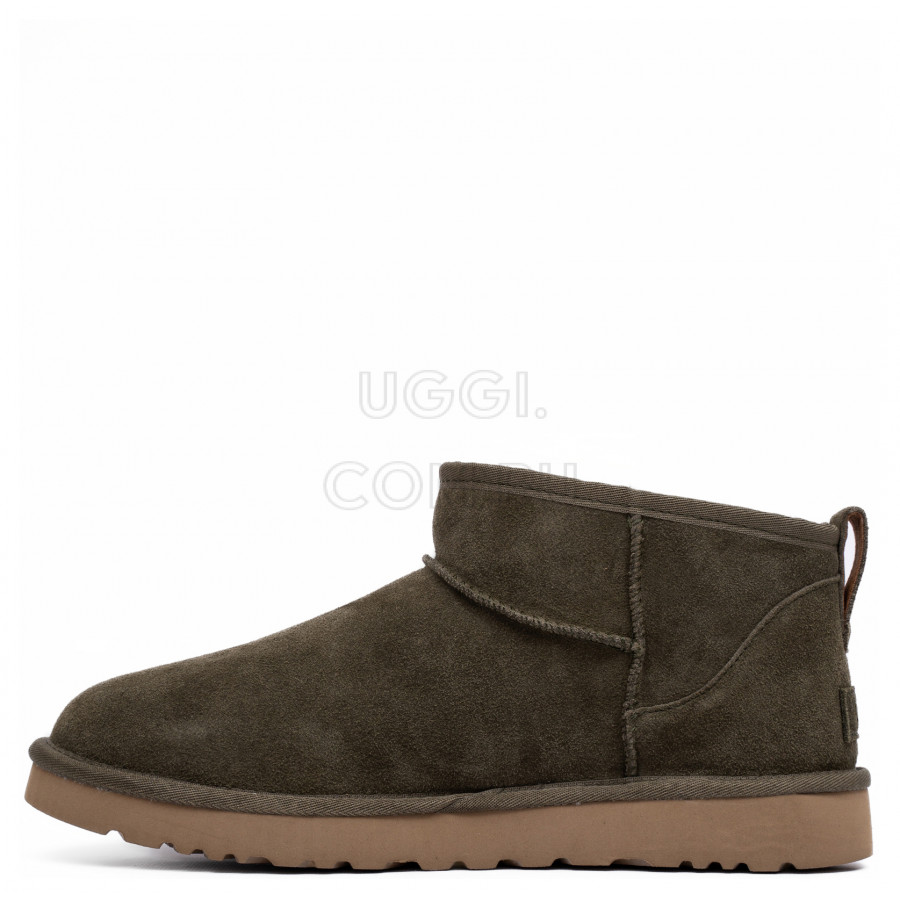 Мужские UGG Mens Classic Ultra Mini Zip Khaki