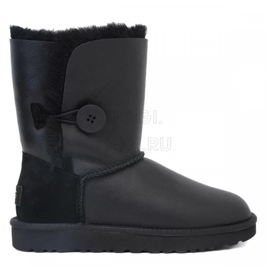 Женские UGG Bailey Button Metallic Black