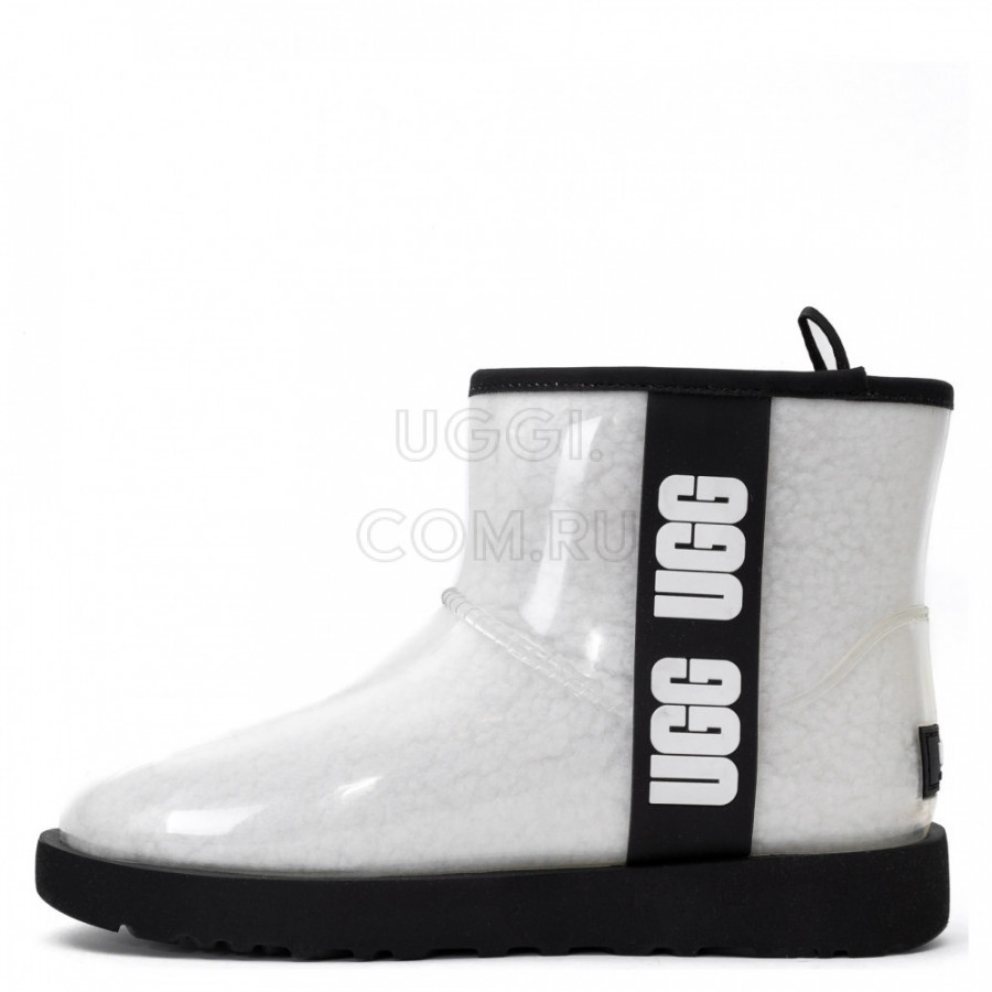 Женские UGG Classic Clear Mini White Black