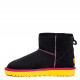 Женские UGG Classic Mini II Black-Yellow