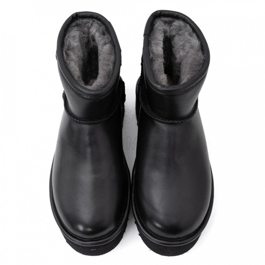 Женские UGG Classic Mini Platform Leather Black