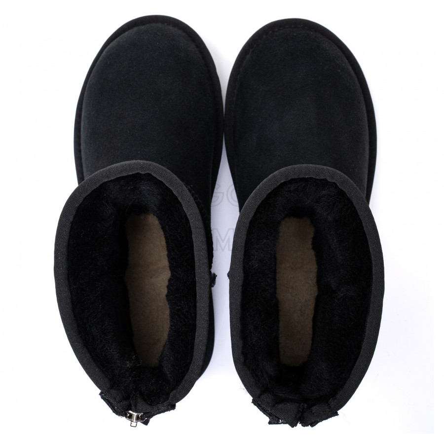 Женские UGG Classic Mini Zip II Black