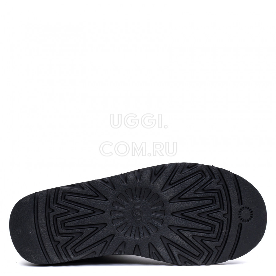 Женские UGG Classic Mini Zip Metallic Black