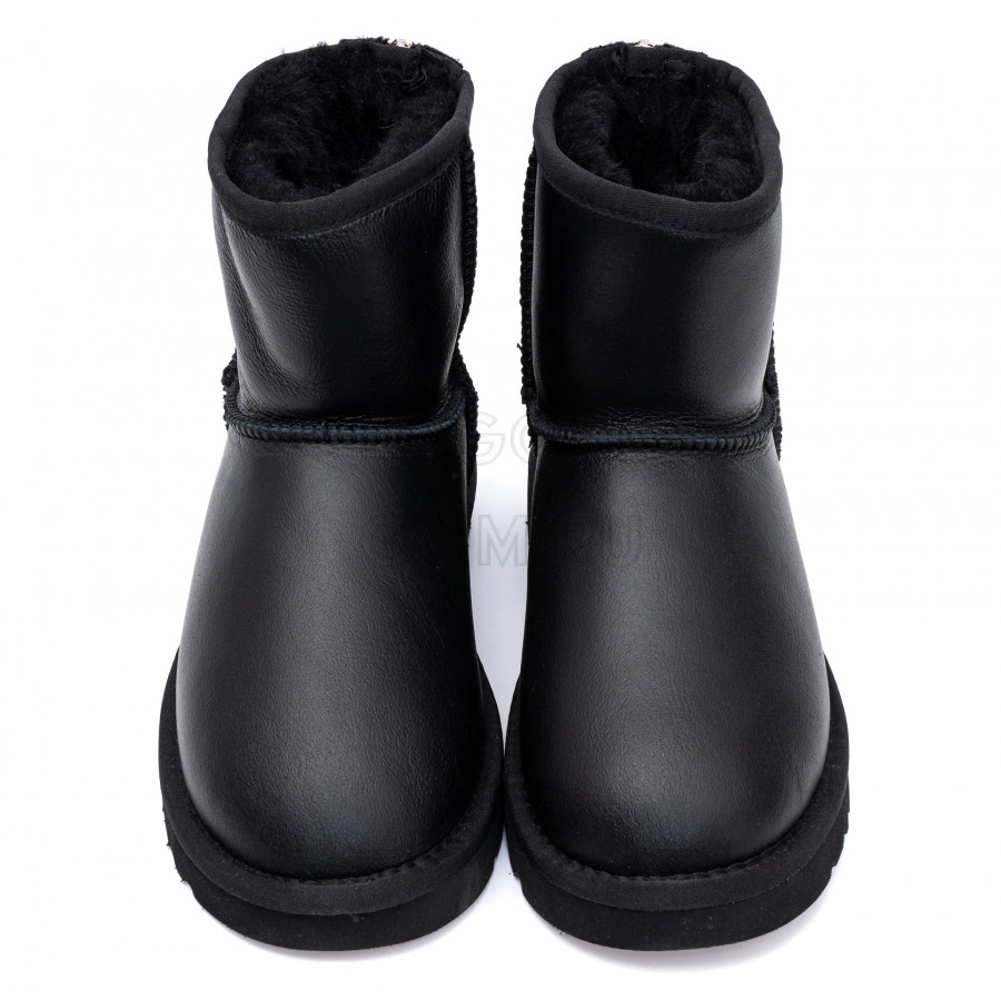 Женские UGG Classic Mini Zip Metallic Black