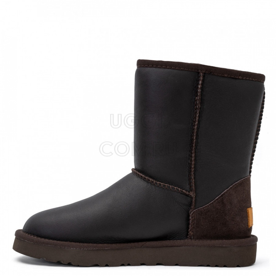 Женские UGG Classic Short Metallic Chocolate