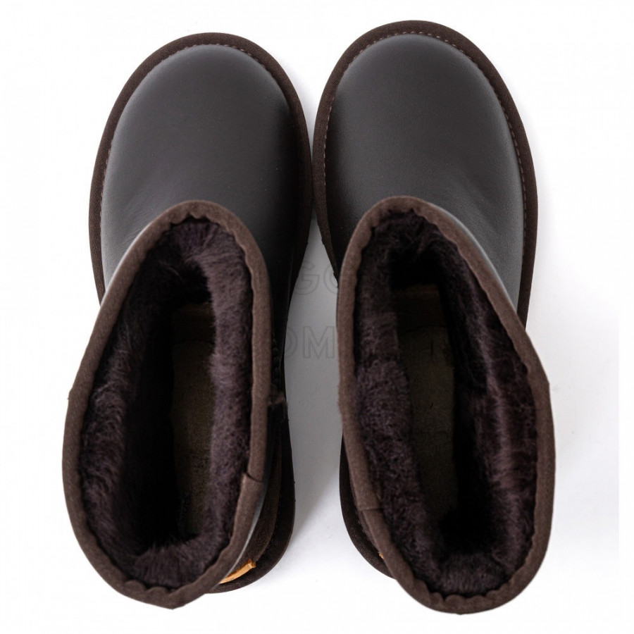 Женские UGG Classic Short Metallic Chocolate