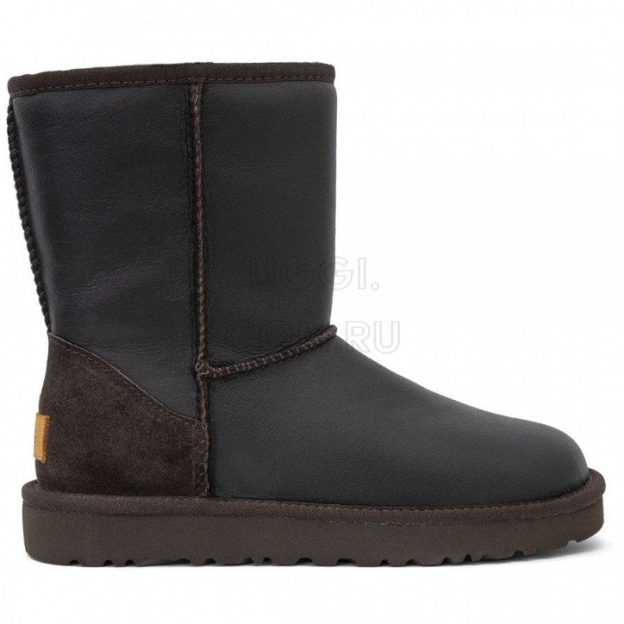 Женские UGG Classic Short Metallic Chocolate