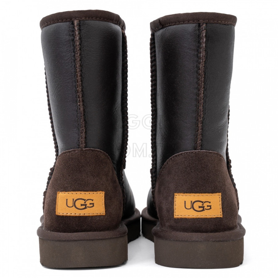 Женские UGG Classic Short Metallic Chocolate