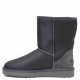 Женские UGG Classic Short Metallic Grey