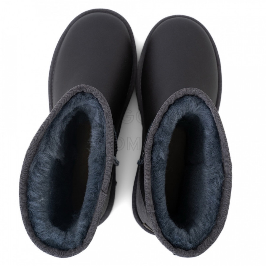 Женские UGG Classic Short Metallic Grey
