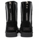 Женские UGG Classic Short Zip Metallic Black