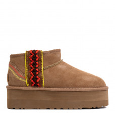 Classic Ultra Mini Braid Platform Chestnut