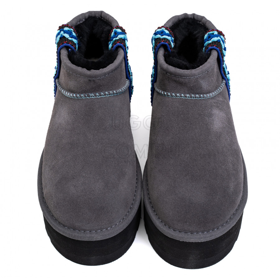 Женские UGG Classic Ultra Mini Braid Platform Grey