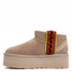 Женские UGG Classic Ultra Mini Braid Platform Sand