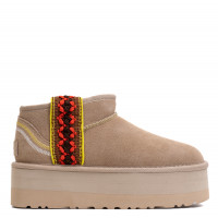 UGG Classic Ultra Mini Braid Platform Sand