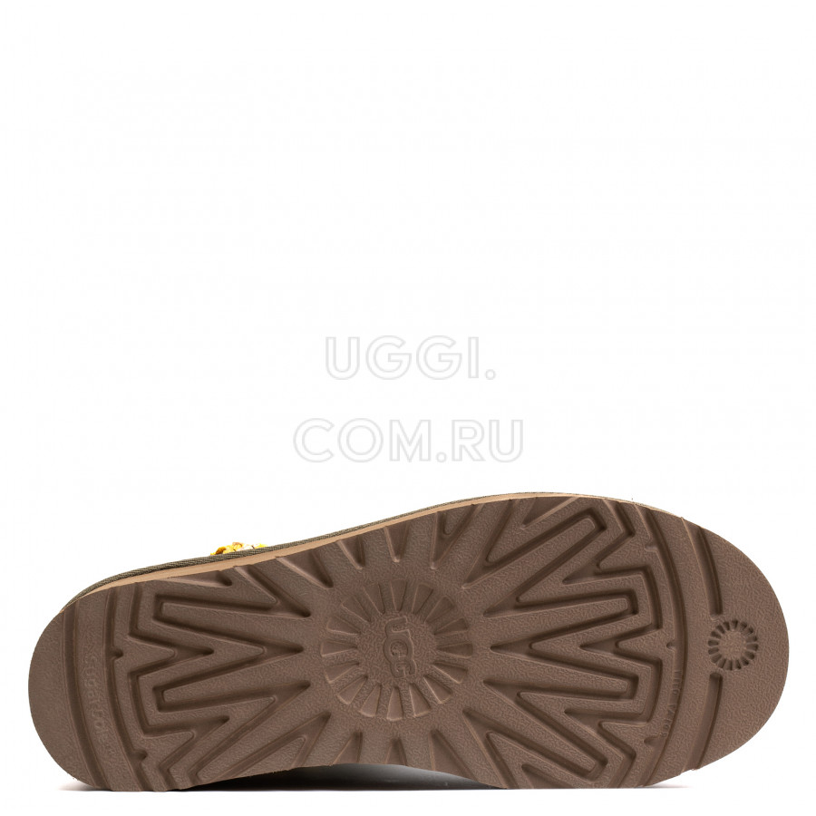 Женские UGG Classic Ultra Mini Braid Platform Burnt Olive