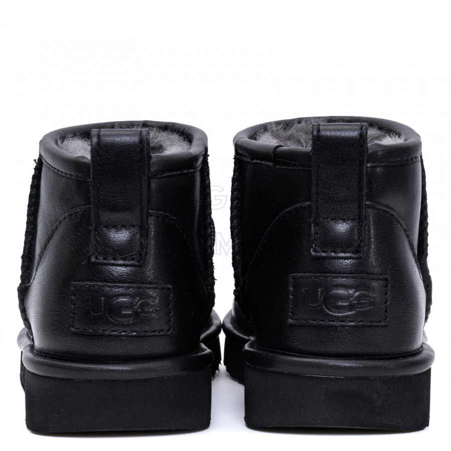 Женские UGG Classic Ultra Mini Leather Black