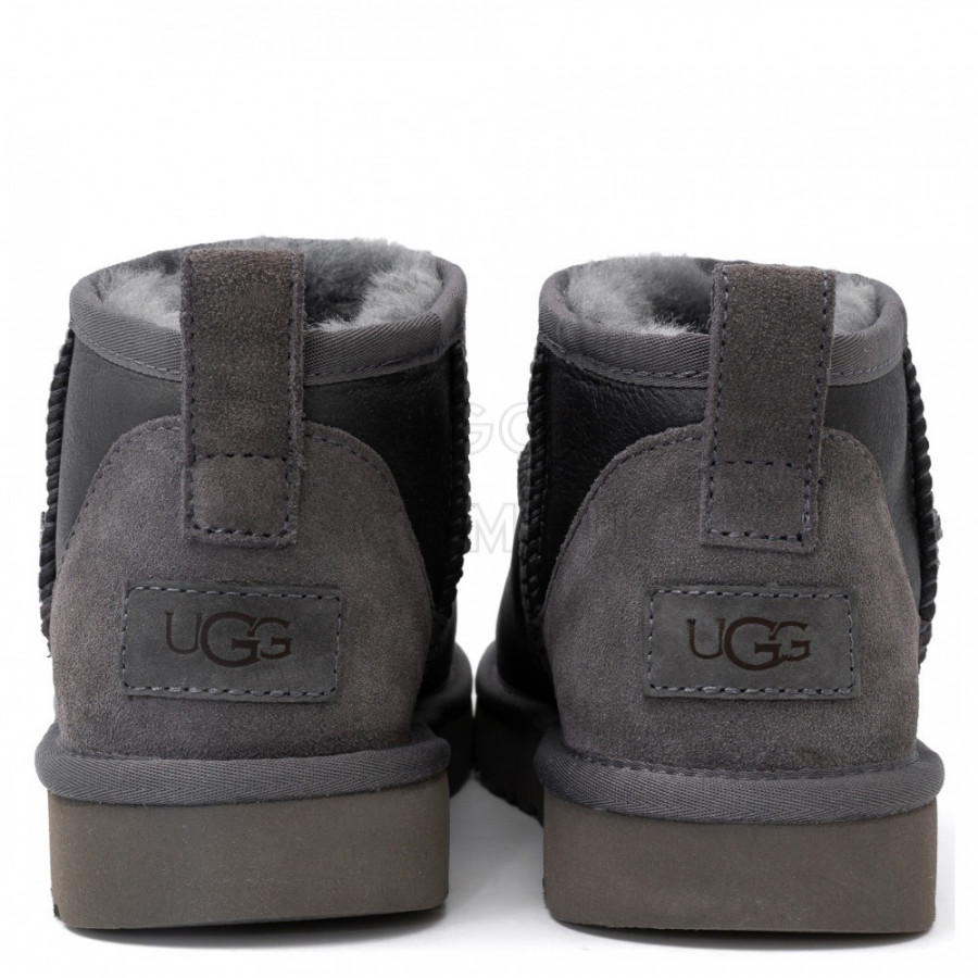 Женские UGG Classic Ultra Mini Metallic Grey